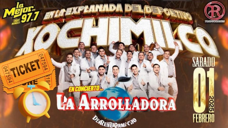 La Arrolladora llegará al Deportivo Xochimilco