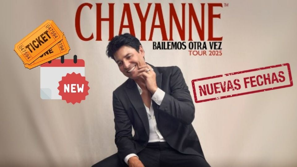 Chayanne anuncia nuevas fechas por México