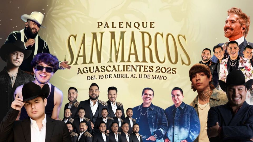 Cartel completo del Palenque de San Maros 2025