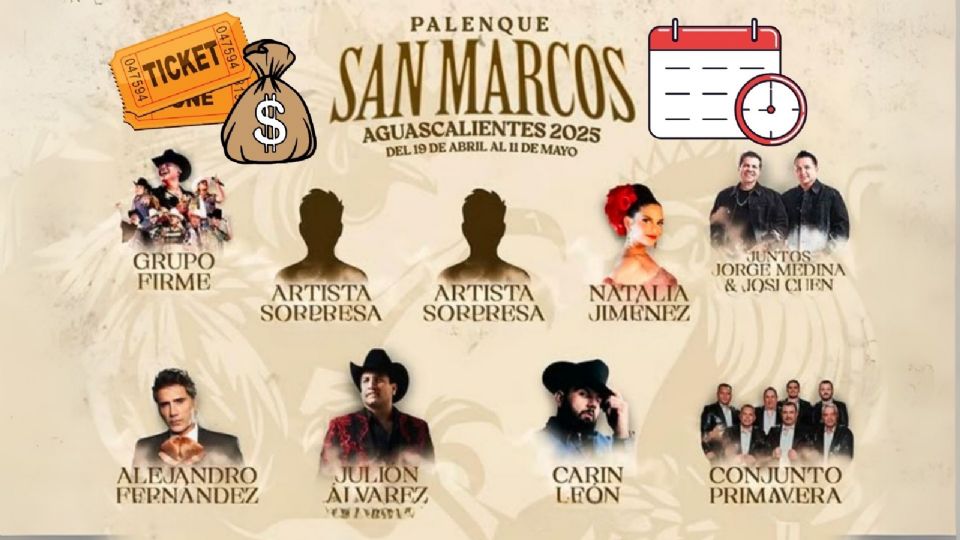 Precio de los boletos para el Palenque de San Maros 2025