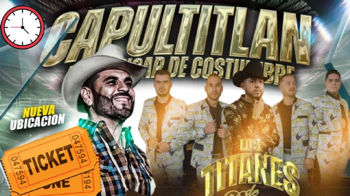 ¿A qué hora empieza el concierto de El Komander y Los Titanes de Durango HOY en Capultitlán, EDOMEX?