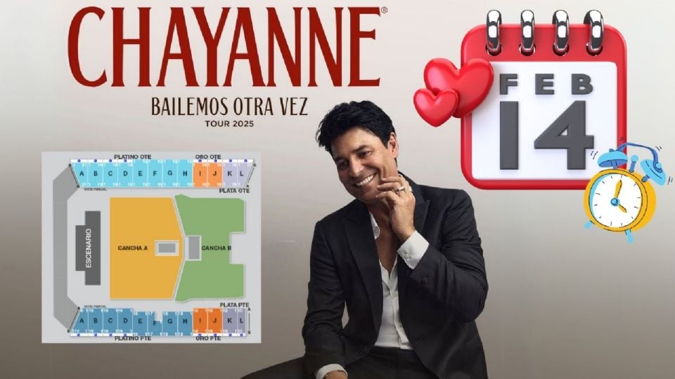 Chayanne en Monterrey para este 14 de febrero