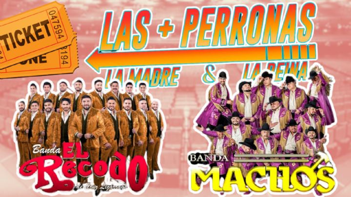 Banda El Recodo y Banda Machos en el Auditorio Telmex: Lista de precios para su gira “Las Más Perronas: La Madre y La Reina”