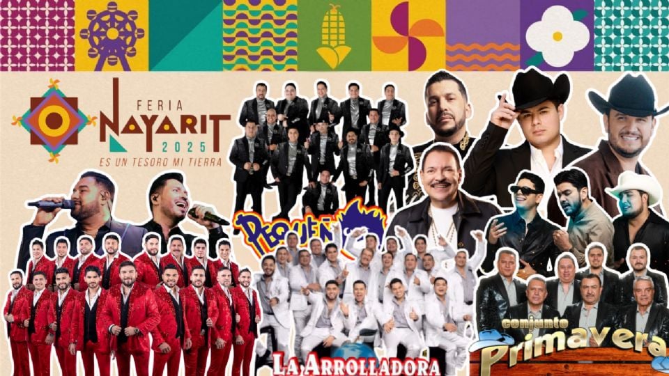 Estos son los artistas que se presentarán en la Feria Nayarit 2025