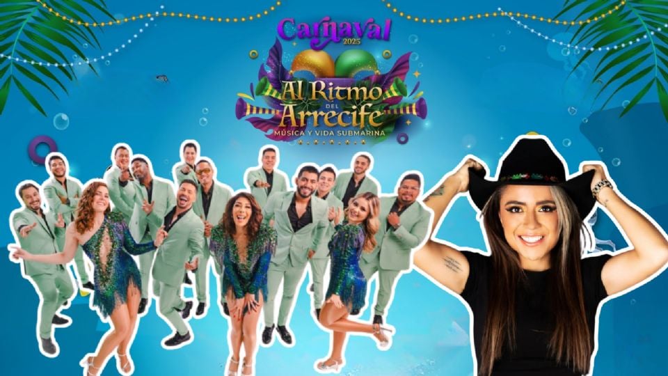 Estos son los artistas que se presentarán HOY en el Carnaval Al Ritmo del Arrecife 2025