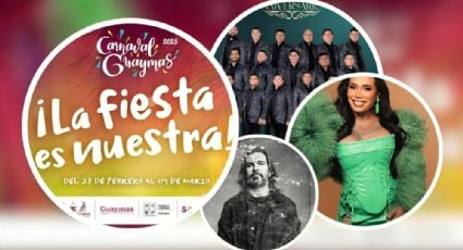 Carnaval de Guaymas 2025: ¿Qué artistas se presentarán GRATIS en Sonora?