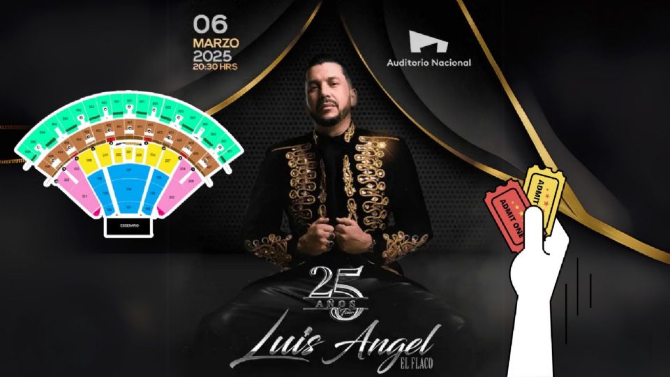 Luis Ángel El Flaco llega por primera vez al Auditorio Nacional