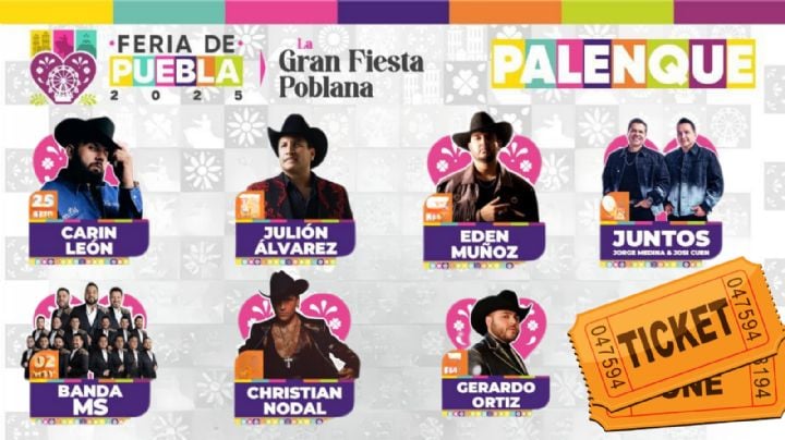 Palenque Puebla 2025: Cartelera completa de artistas que darán concierto