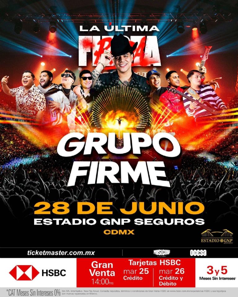 Boletos Grupo Firme