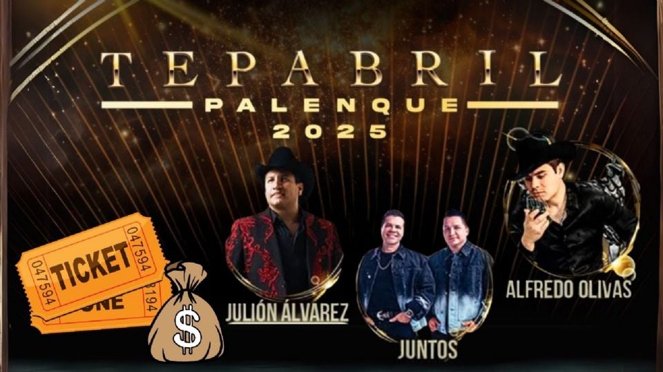 Cartelera de artistas que se presentarán en el Palenque Tepabril 2025