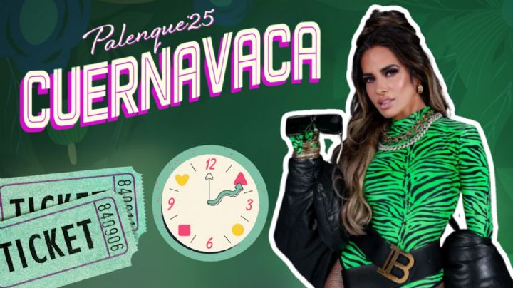 ¿A qué hora empieza el concierto de Gloria Trevi en el Palenque Cuernavaca 2025 HOY 12 de abril?