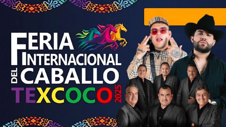 Feria del Caballo Texcoco 2025: Cartelera de artistas que darán concierto del 7 al 13 de abril