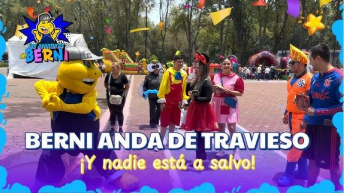 ¡El Berny hizo de las suyas este Día del Niño en la Alcaldía Benito Juárez!