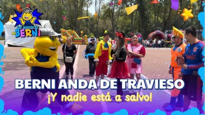 ¡El Berny hizo de las suyas este Día del Niño en la Alcaldía Benito Juárez!