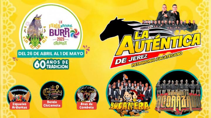 Feria Nacional del Burro Otumba 2025: Cartelera de artistas que darán concierto HOY 1 de mayo en el EDOMEX