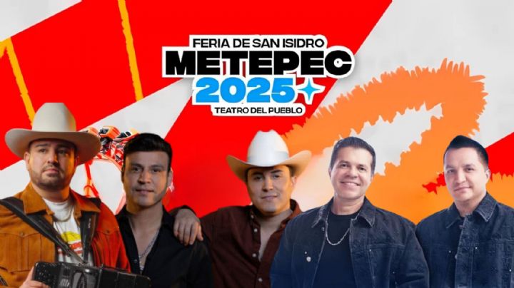 Feria San Isidro Metepec: ¿Qué artistas darán concierto HOY en el Teatro del Pueblo y Palenque?
