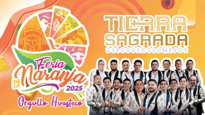 Feria de la Naranja 2025: ¿A qué hora empieza el concierto de Banda Tierra Sagrada HOY 14 de mayo en Veracruz?
