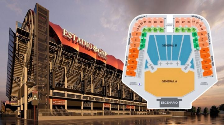 Los MEJORES lugares para ver un concierto en el Estadio GNP Seguros de la CDMX