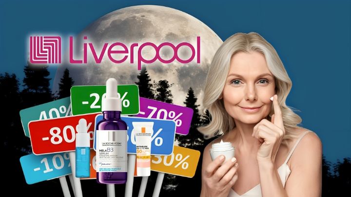 ¡Venta nocturna Liverpool 2025: Kit tratamiento facial antiedad LA ROCHE POSAY con 50% de descuento