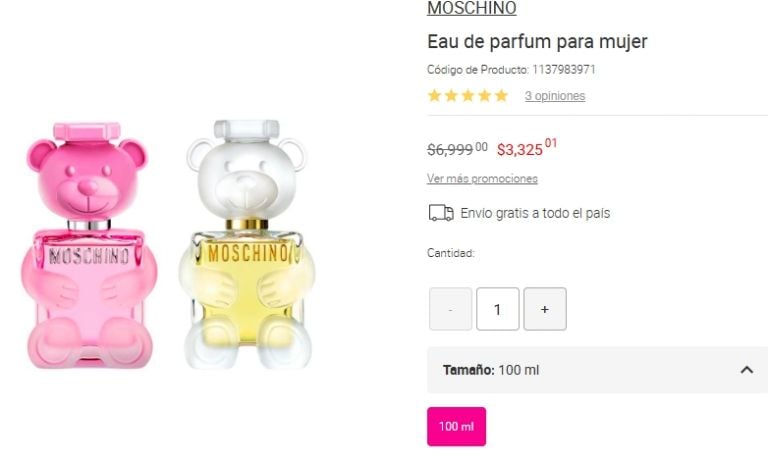 Toy 2 y Toy Bubblegum de Moschino