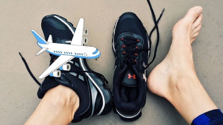 ¿Por qué se te hinchan los pies cuando viajas en avión?