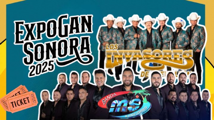 ExpoGan Sonora 2025: Cartelera completa de artistas que se presentarán HOY 25 de mayo en la CLAUSURA