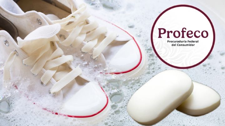 El jabón bueno, bonito y barato que te ayudará a dejar blancos tus tenis, según Profeco