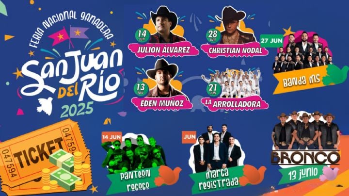 Feria San Juan del Río Querétaro 2025: Lista completa de precios para TODOS los conciertos de esta edición