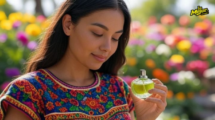 Este es el fresco perfume con aroma a té matcha que huele rico y dura todo el día
