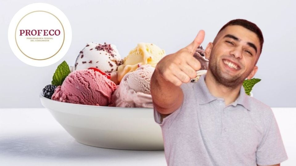 Estos son los helados con menos azúcar, según estudio de la Profeco.