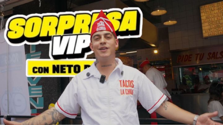 Sorpresa VIP: Neto Peña cocina tacos para sus fans más fieles