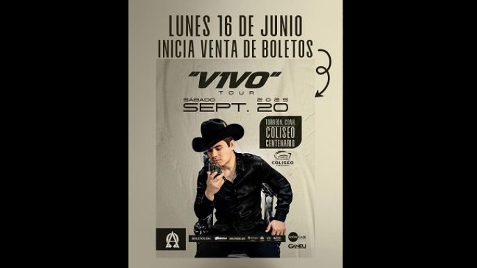 Muy pronto iniciará la venta del “V1V0 Tour”