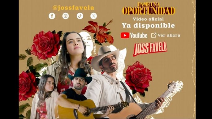 Ya estrenó Joss Favela el video de su sencillo “Dame una oportunidad”