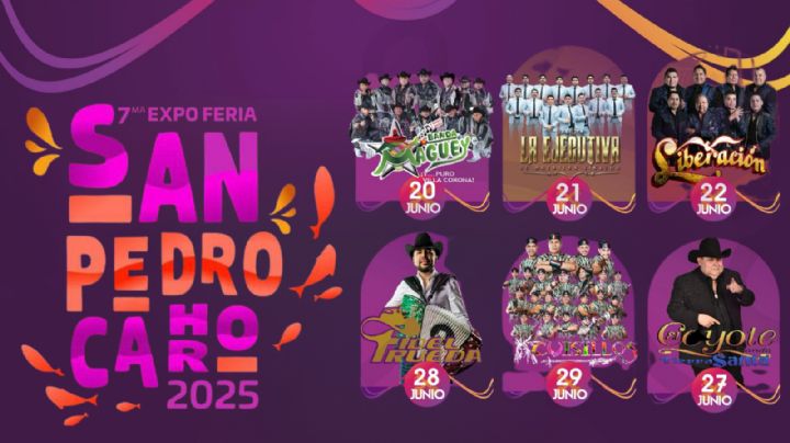 Expo Feria San Pedro Cahro 2025: Cartelera completa de artistas que darán concierto en Michoacán