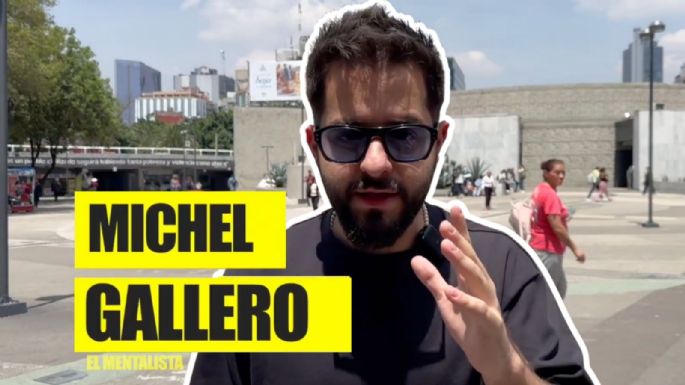 Michel Gallero sorprende en CDMX leyendo la mente de los mexicanos