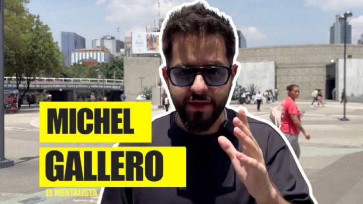 Michel Gallero sorprende en CDMX leyendo la mente de los mexicanos