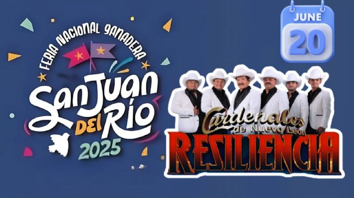 Feria San Juan del Río 2025: ¿Qué artistas darán concierto GRATIS hoy 20 de junio?