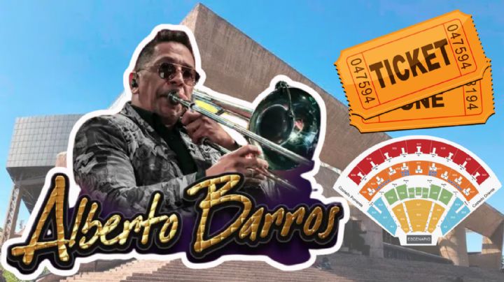 Alberto Barros en CDMX 2025: Lista de zonas y precios para su concierto en el Auditorio Nacional