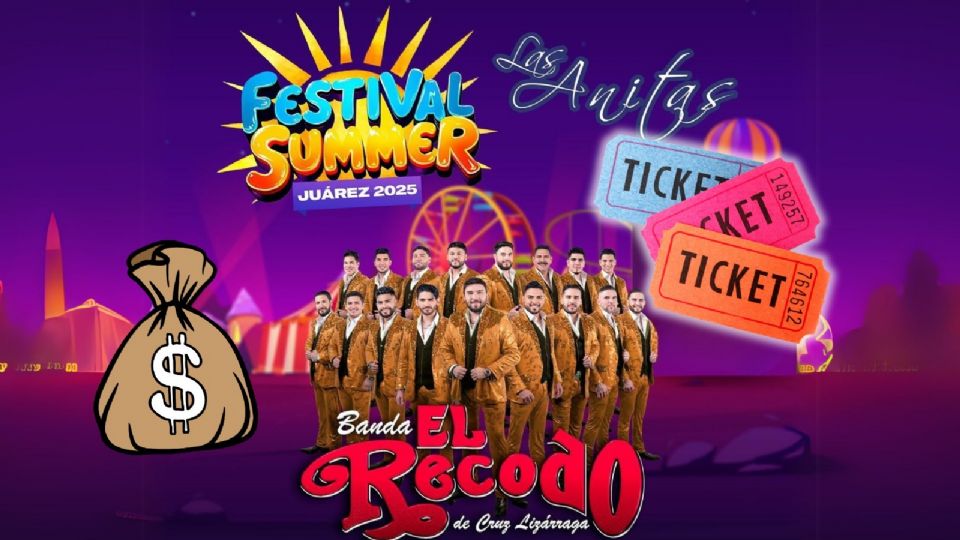 ¿Cuándo se presentará Banda El Recodo en el Festival Summer Juárez 2025?