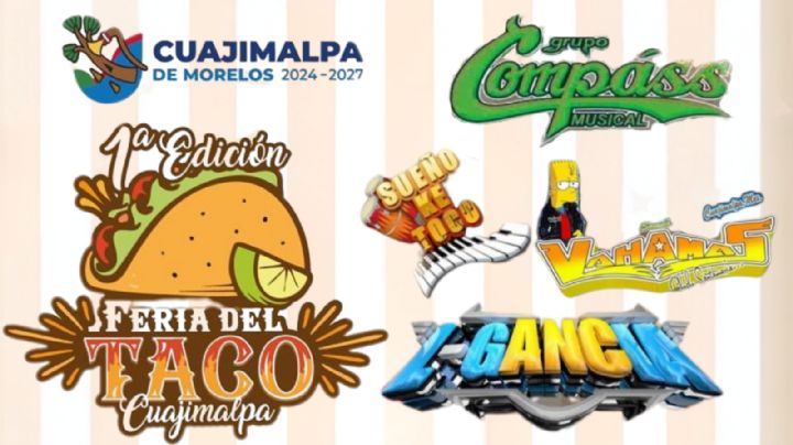 Feria del Taco Cuajimalpa CDMX 2025: Programa completo de artistas y actividades de HOY 8 de junio en la CLAUSURA