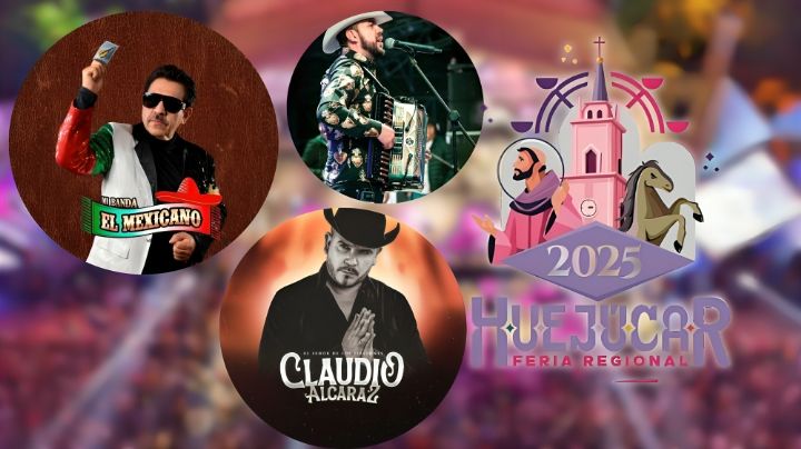Feria Huejúcar 2025: Cartelera de artistas que se presentarán GRATIS del 27 de septiembre al 6 de octubre