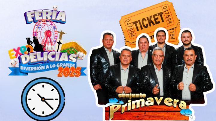 Feria Expo Delicias Chihuahua 2025: ¿A qué hora empieza el concierto de Conjunto Primavera HOY 13 de julio? Precio de los boletos