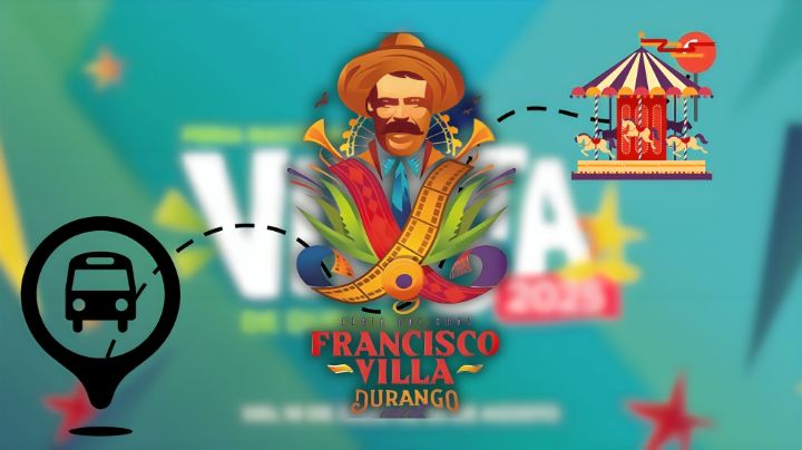 ¿Qué rutas de transporte púbico dejan en la Feria Villista 2025?