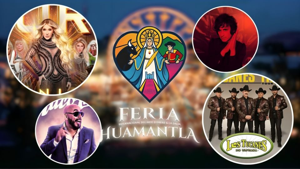 Cartelera de artistas de la Feria de Huamantla 2025