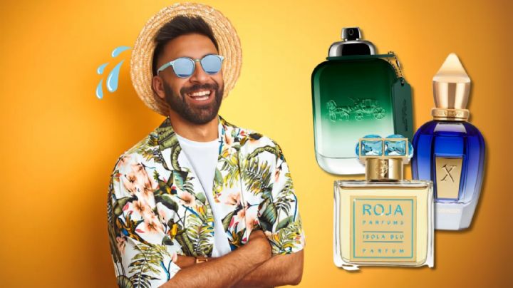 5 perfumes de hombre frescos para sobrevivir al calor del verano 2025