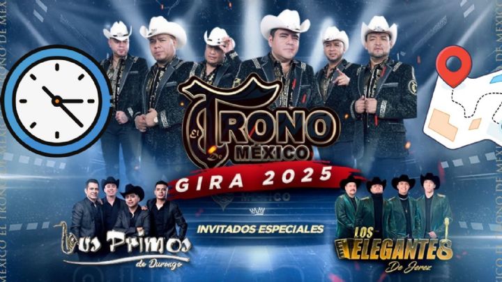 El Trono de México en la Arena CDMX 2025: ¿A qué hora empieza su concierto HOY 1 de agosto y cómo llegar?
