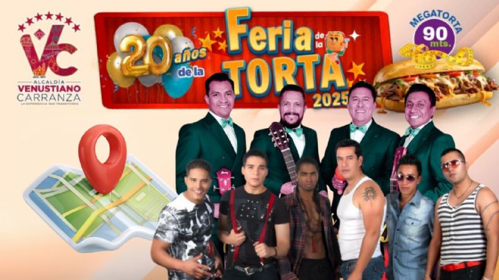 Feria de la Torta 2025: Cartelera de artistas y programa de actividades HOY 13 de agosto