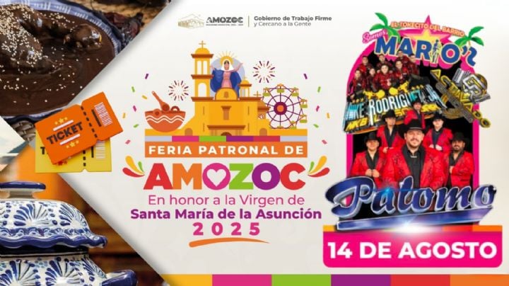 Feria Patronal de Amozoc Puebla 2025: Cartelera de artistas que darán concierto HOY 14 de agosto