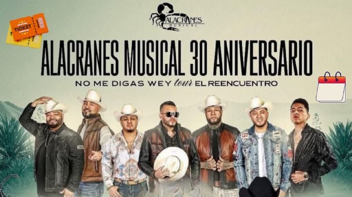 Alacranes Musical en concierto en CDMX: Estos serán los artistas invitados para su 30 aniversario