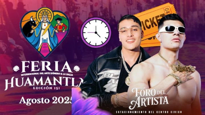 Feria Huamantla 2025: ¿A qué hora empieza el concierto de El Malilla y El Bogueto HOY 17 de agosto? Programa completo de actividades